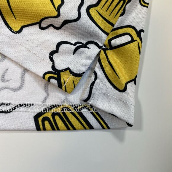 ReadyGOLF “Beer Me” Pattern Golf Polo Shirt Men's Performance Size XL - Picture 6 of 9